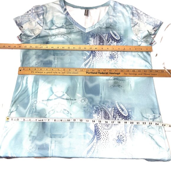 Noracora maxi floral blue dress Size XXL - Picture 8 of 8